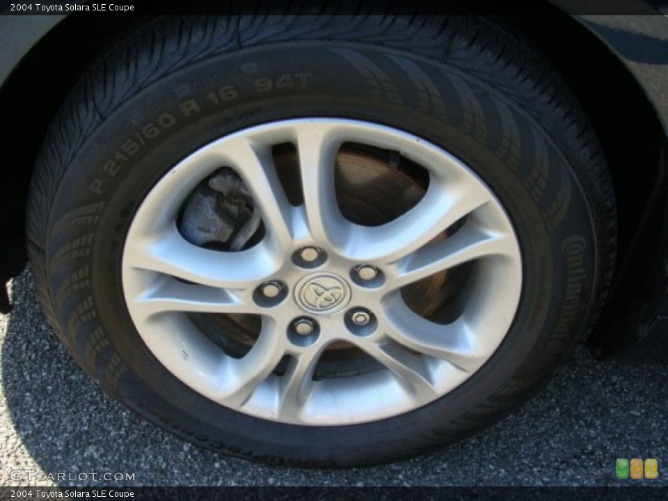 2004 Toyota Solara SLE Coupe Wheel and Tire Photo #73375919