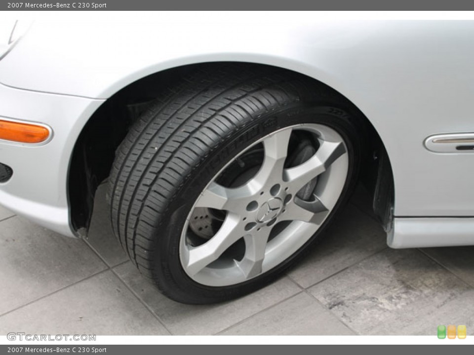 2007 Mercedes-Benz C 230 Sport Wheel and Tire Photo #73378920