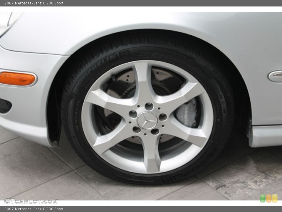2007 Mercedes-Benz C 230 Sport Wheel and Tire Photo #73378940