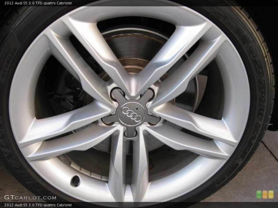 2012 Audi S5 3.0 TFSI quattro Cabriolet Wheel and Tire Photo #73379180