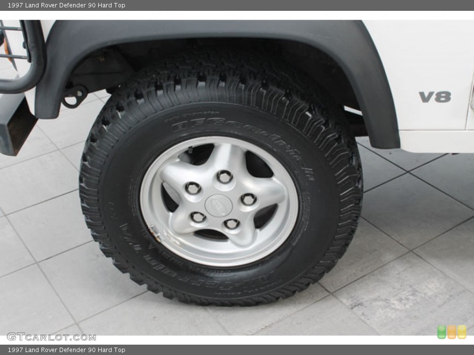 1997 Land Rover Defender 90 Hard Top Wheel and Tire Photo #73379939
