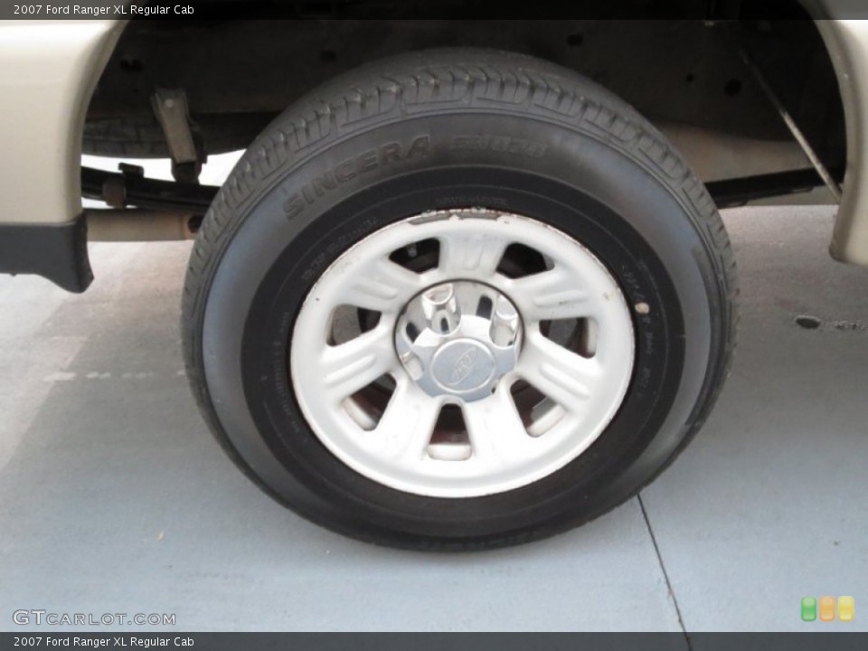 2007 Ford Ranger XL Regular Cab Wheel and Tire Photo #73381004