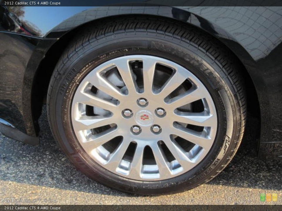 2012 Cadillac CTS 4 AWD Coupe Wheel and Tire Photo #73383873