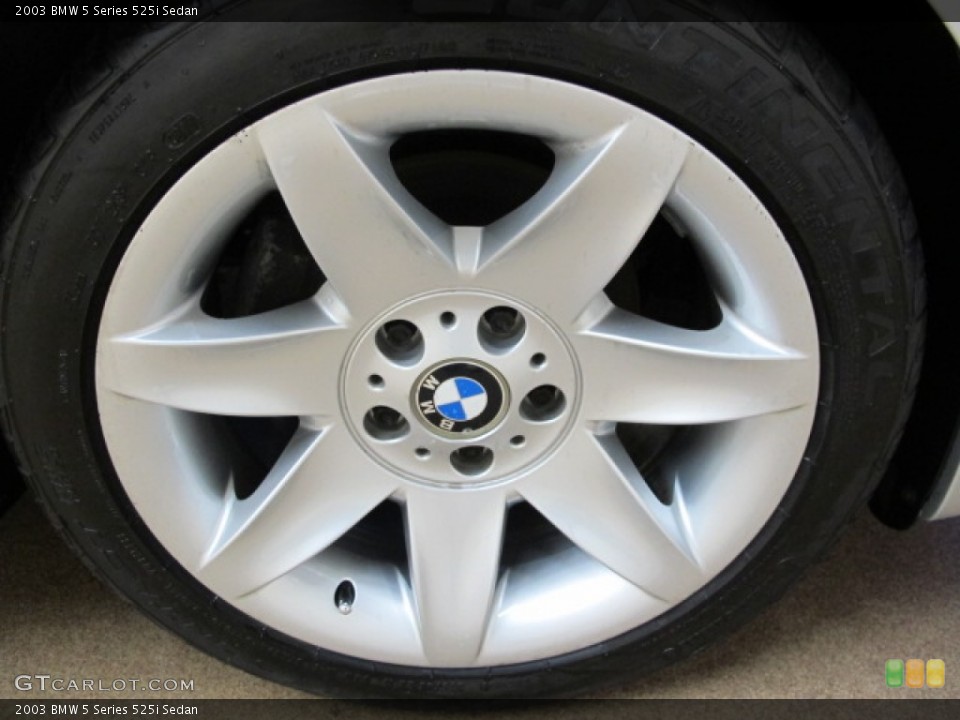 2003 BMW 5 Series 525i Sedan Wheel and Tire Photo #73385734