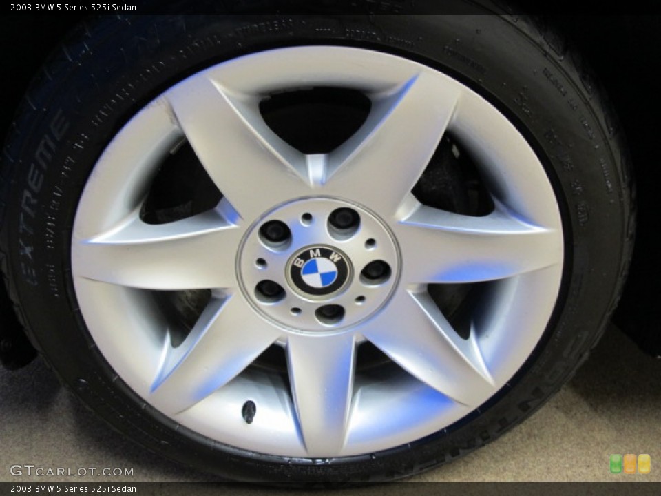 2003 BMW 5 Series 525i Sedan Wheel and Tire Photo #73385756