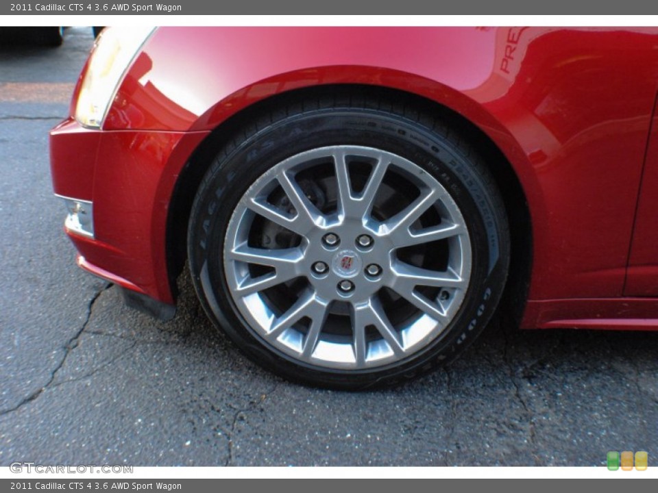 2011 Cadillac CTS 4 3.6 AWD Sport Wagon Wheel and Tire Photo #73391855