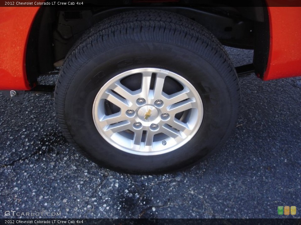2012 Chevrolet Colorado LT Crew Cab 4x4 Wheel and Tire Photo #73393820