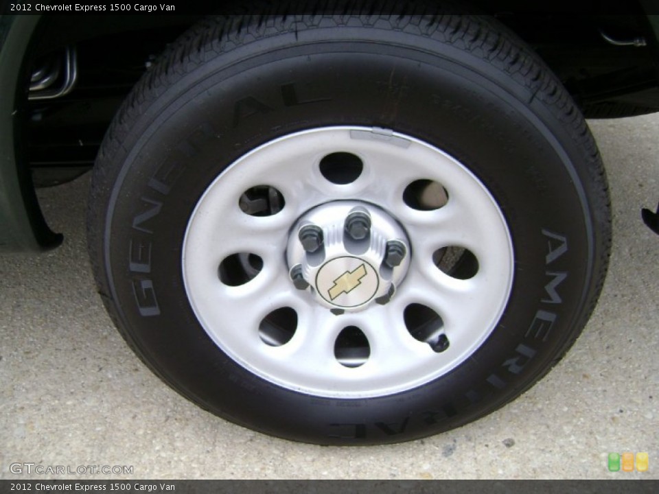 2012 Chevrolet Express 1500 Cargo Van Wheel and Tire Photo #73395254