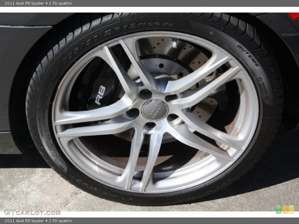 2011 Audi R8 Spyder 4.2 FSI quattro Wheel and Tire Photo #73405508