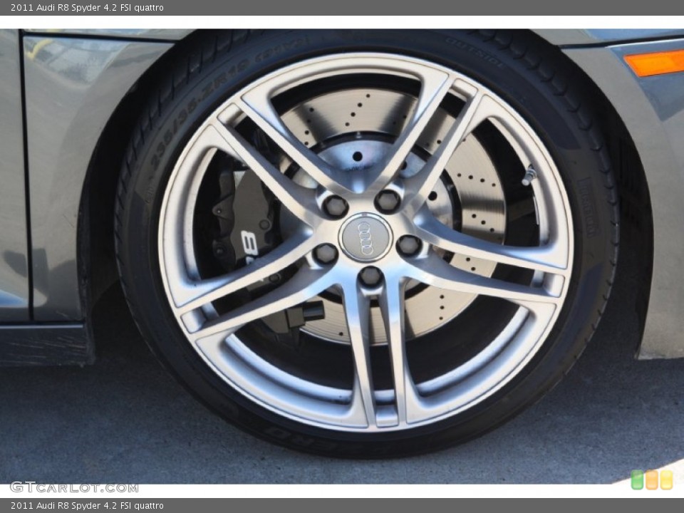 2011 Audi R8 Spyder 4.2 FSI quattro Wheel and Tire Photo #73405550