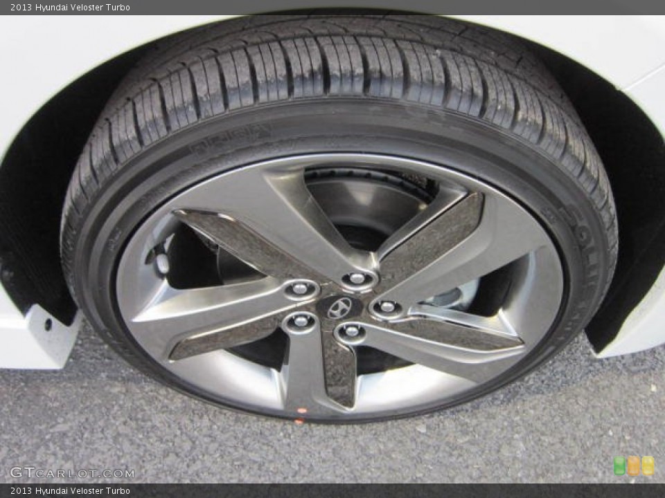 2013 Hyundai Veloster Turbo Wheel and Tire Photo #73412975