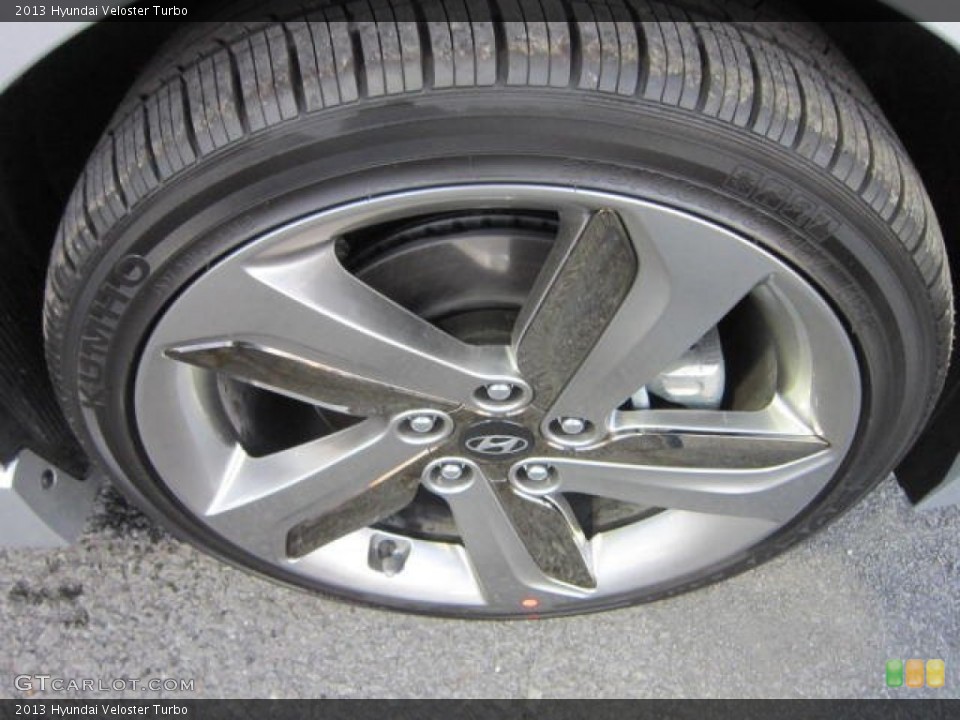 2013 Hyundai Veloster Turbo Wheel and Tire Photo #73413374