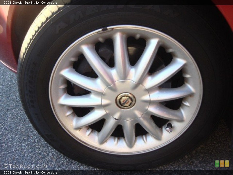 2001 Chrysler Sebring LXi Convertible Wheel and Tire Photo #73419149