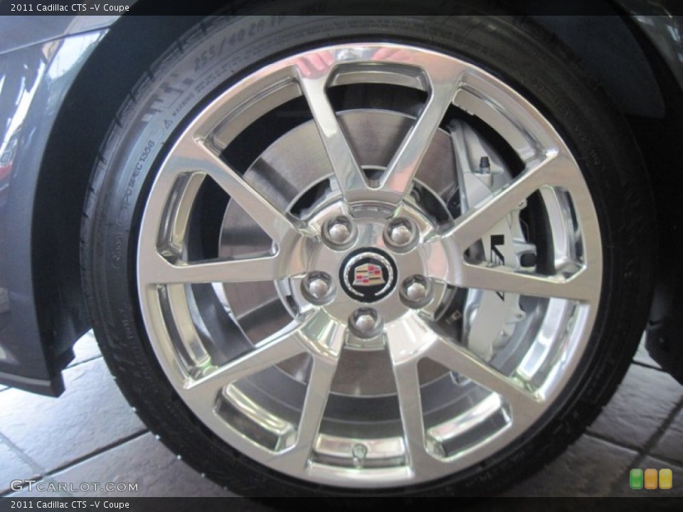 2011 Cadillac CTS -V Coupe Wheel and Tire Photo #73423616
