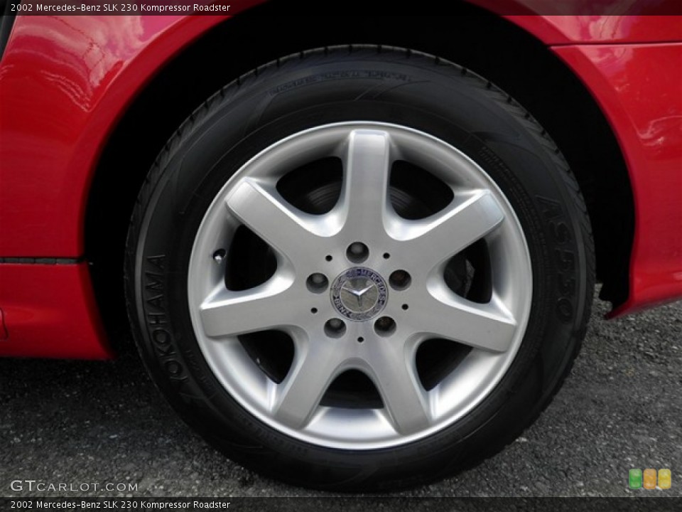 2002 Mercedes-Benz SLK 230 Kompressor Roadster Wheel and Tire Photo #73437259