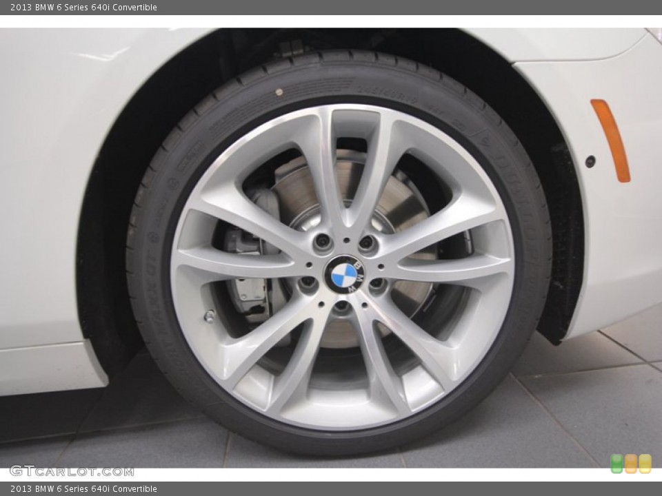 2013 BMW 6 Series 640i Convertible Wheel and Tire Photo #73451150