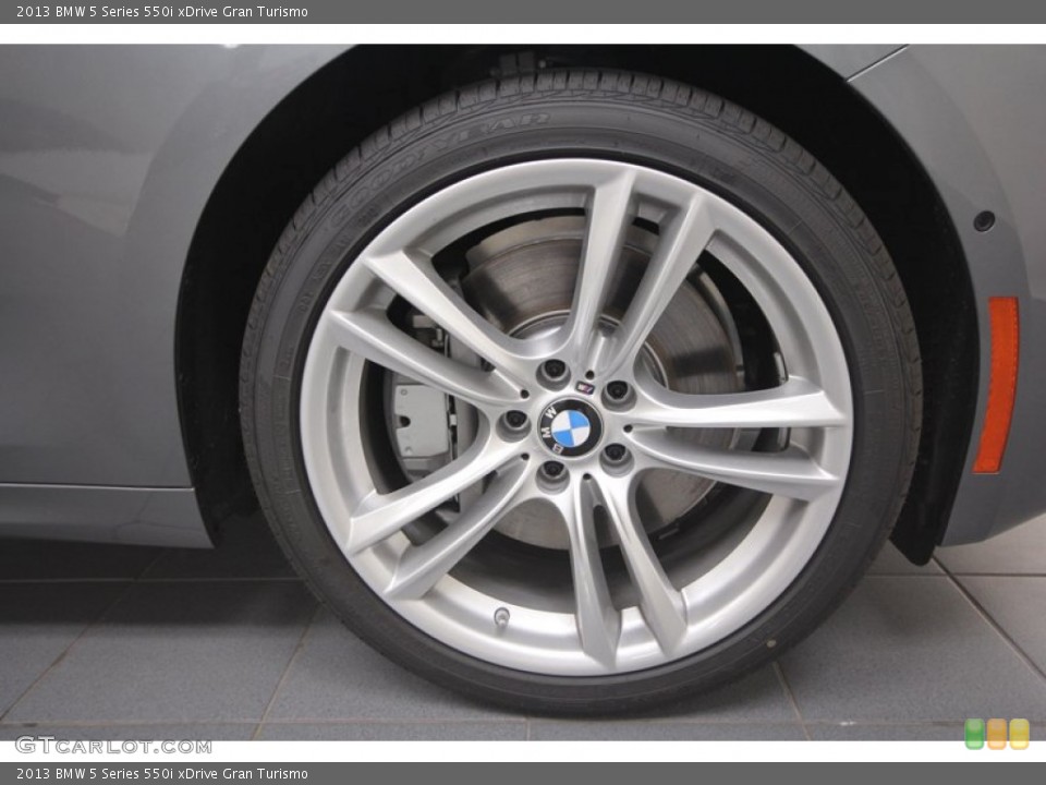 2013 BMW 5 Series 550i xDrive Gran Turismo Wheel and Tire Photo #73452875