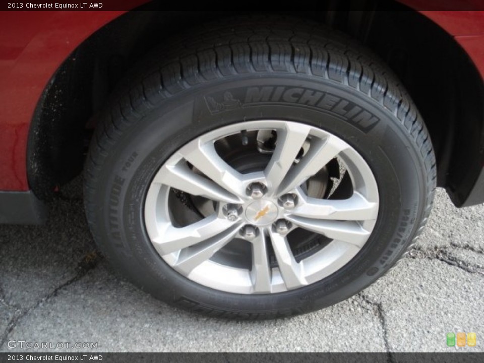 2013 Chevrolet Equinox LT AWD Wheel and Tire Photo #73455081