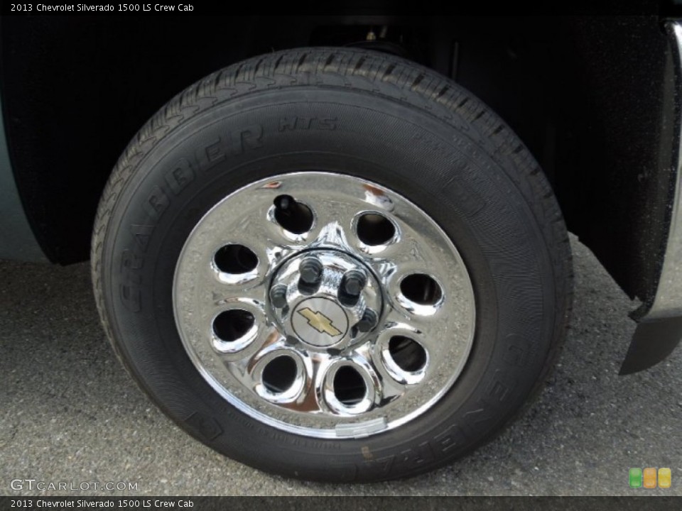 2013 Chevrolet Silverado 1500 LS Crew Cab Wheel and Tire Photo #73464317