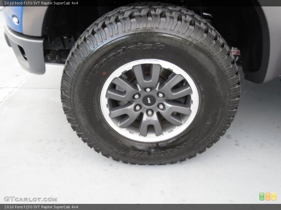 2010 Ford F150 SVT Raptor SuperCab 4x4 Wheel and Tire Photo #73464871