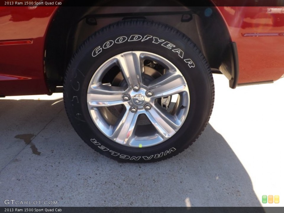 2013 Ram 1500 Sport Quad Cab Wheel and Tire Photo #73467152