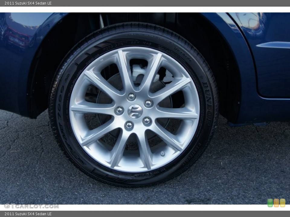 2011 Suzuki SX4 Sedan LE Wheel and Tire Photo #73476328