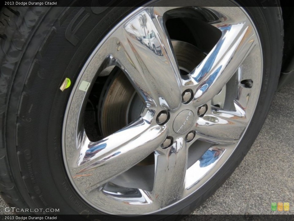 2013 Dodge Durango Citadel Wheel and Tire Photo #73481033
