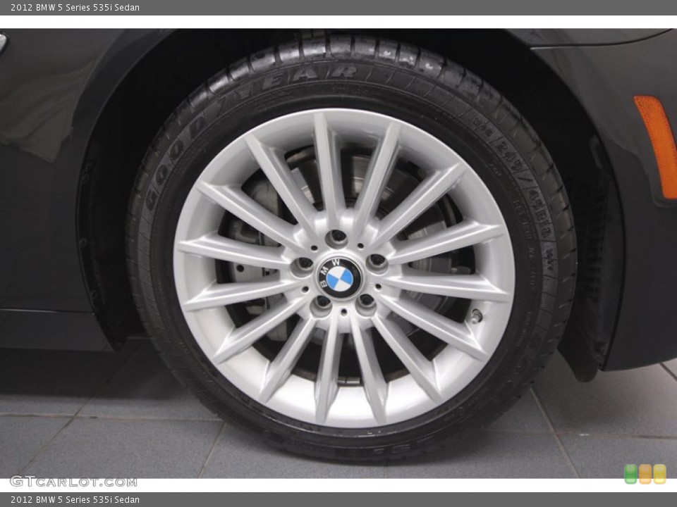 2012 BMW 5 Series 535i Sedan Wheel and Tire Photo #73483196