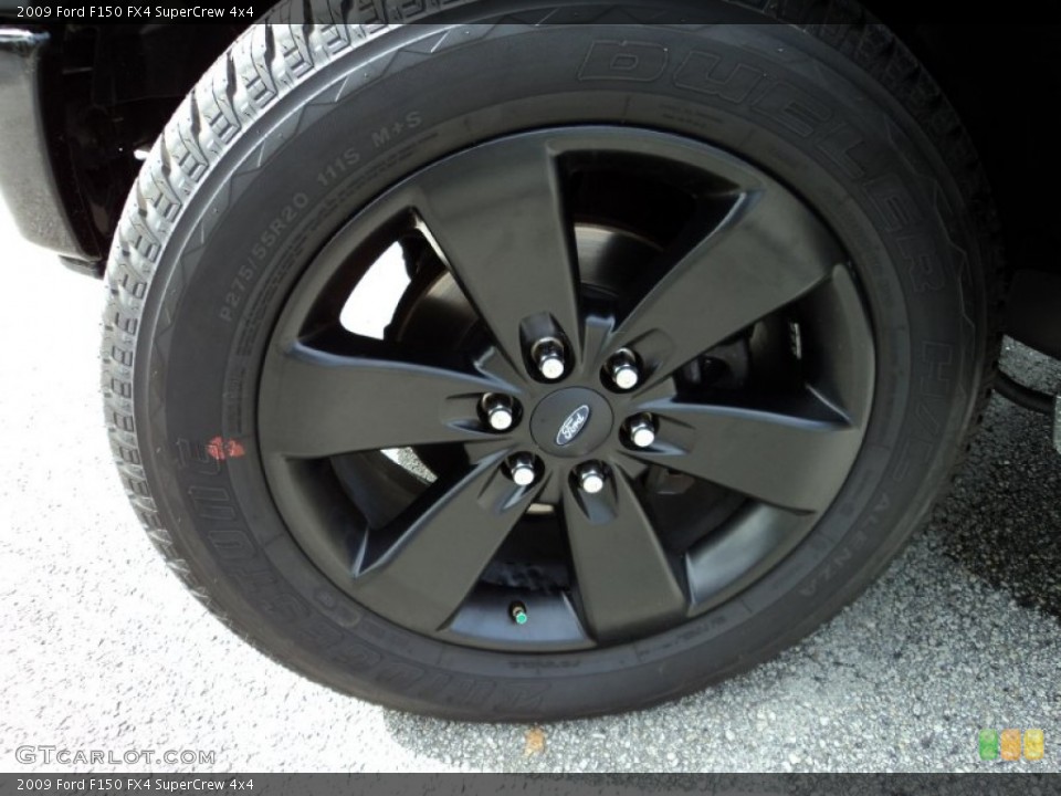 2009 Ford F150 FX4 SuperCrew 4x4 Wheel and Tire Photo #73489580