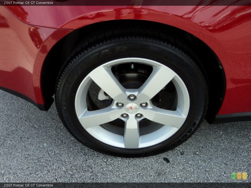 2007 Pontiac G6 GT Convertible Wheel and Tire Photo #73489838