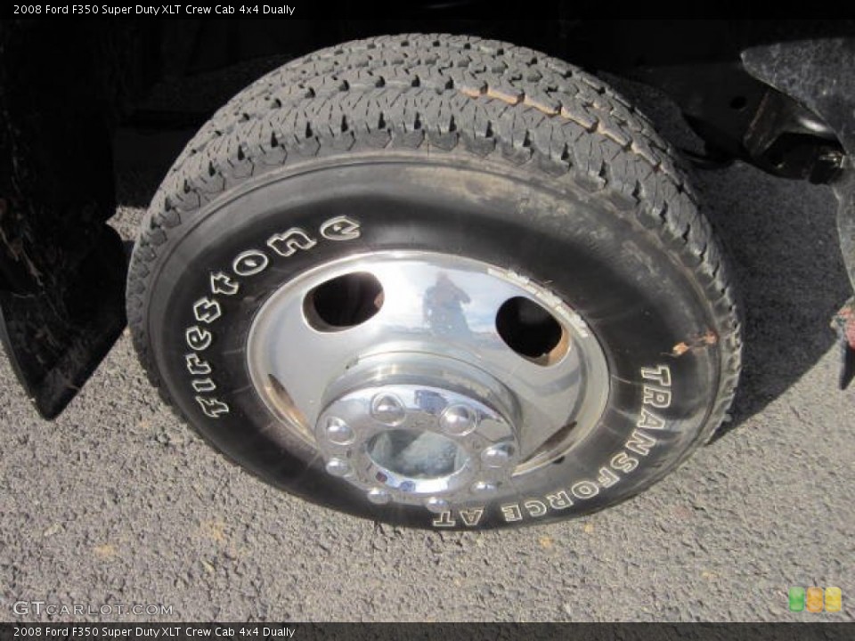 2008 Ford F350 Super Duty XLT Crew Cab 4x4 Dually Wheel and Tire Photo #73490603