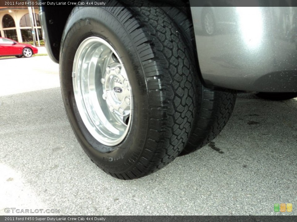 2011 Ford F450 Super Duty Lariat Crew Cab 4x4 Dually Wheel and Tire Photo #73490687
