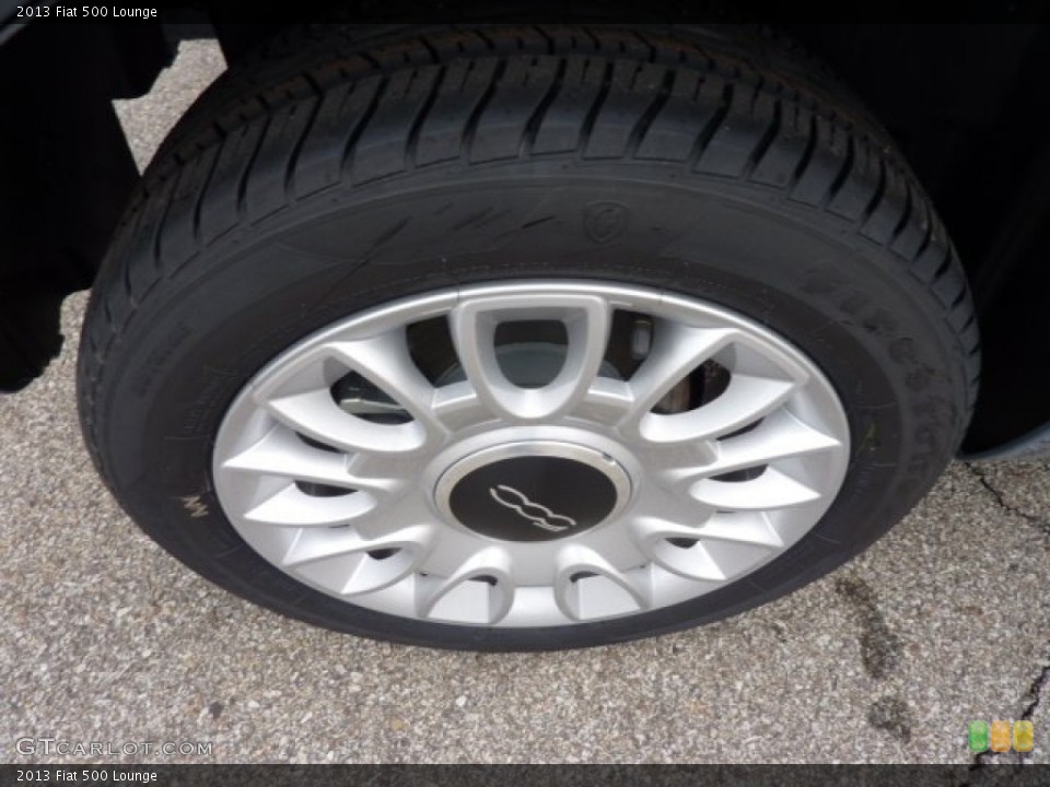 2013 Fiat 500 Lounge Wheel and Tire Photo #73494956