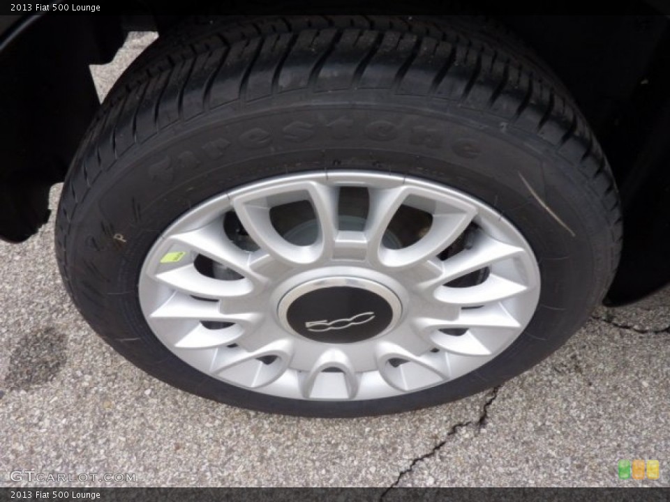 2013 Fiat 500 Lounge Wheel and Tire Photo #73495166