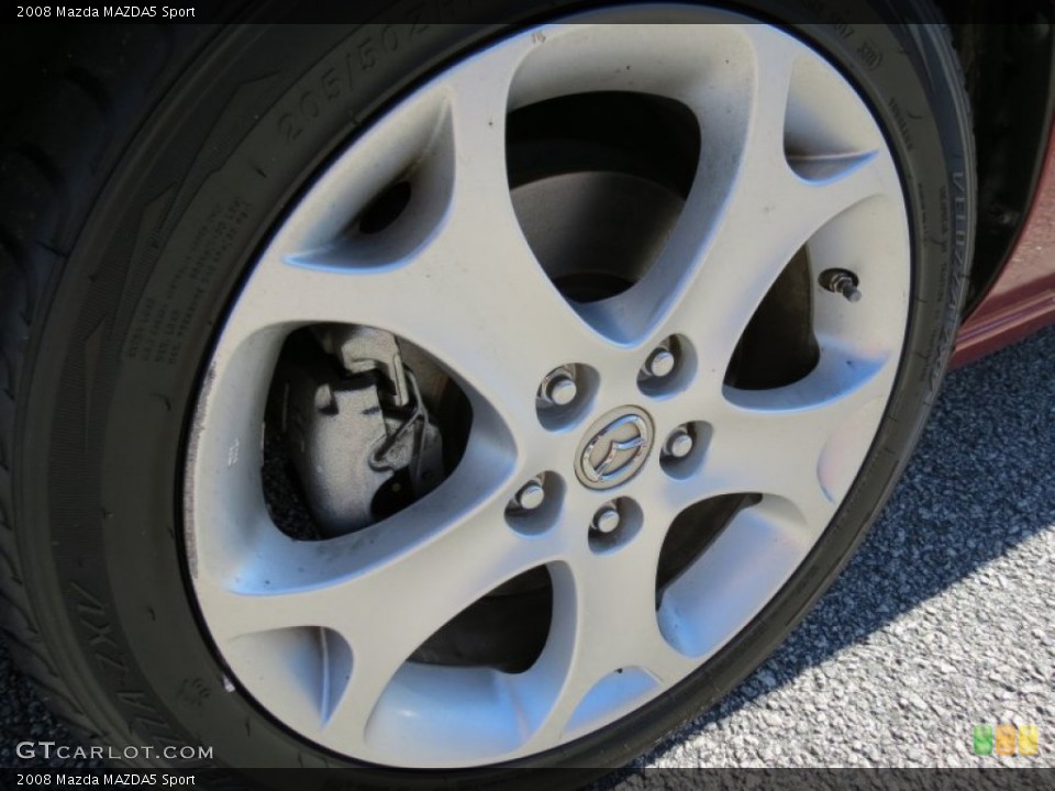 2008 Mazda MAZDA5 Sport Wheel and Tire Photo #73497067