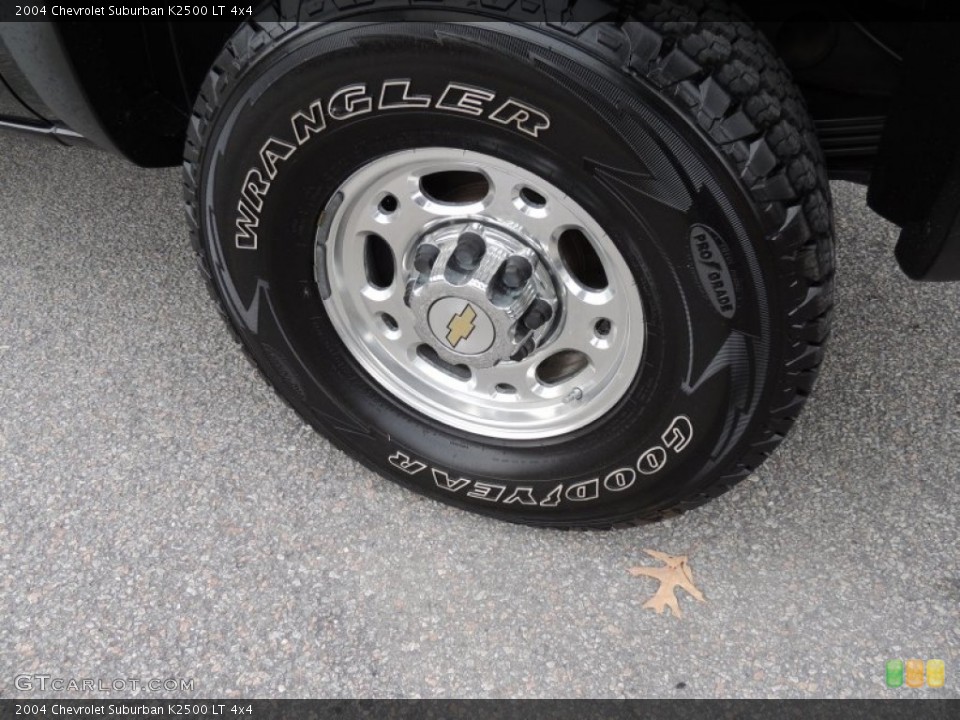 2004 Chevrolet Suburban K2500 LT 4x4 Wheel and Tire Photo #73503080