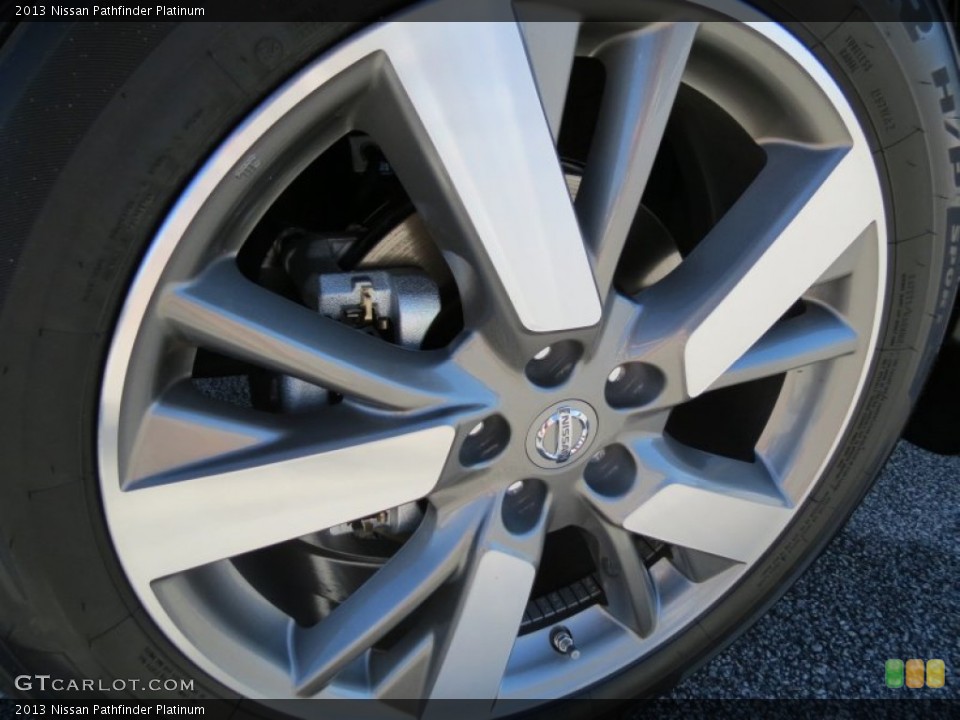 2013 Nissan Pathfinder Platinum Wheel and Tire Photo #73507116