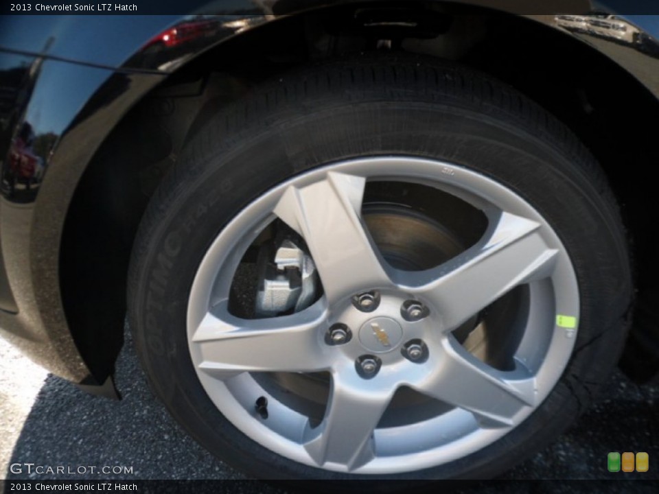2013 Chevrolet Sonic LTZ Hatch Wheel and Tire Photo #73529769
