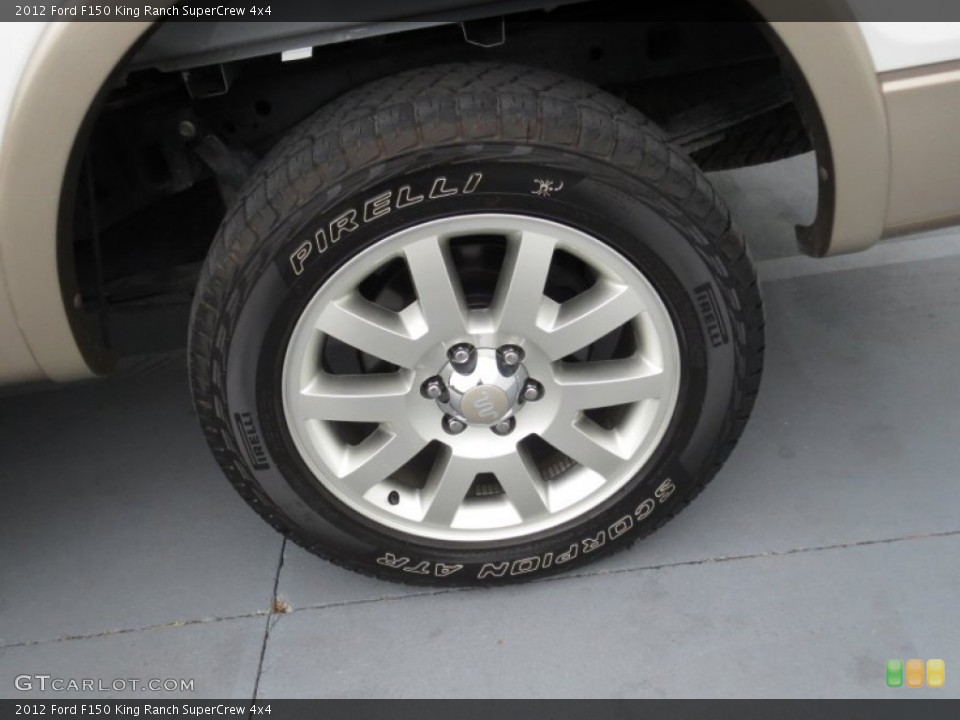 2012 Ford F150 King Ranch SuperCrew 4x4 Wheel and Tire Photo #73543308