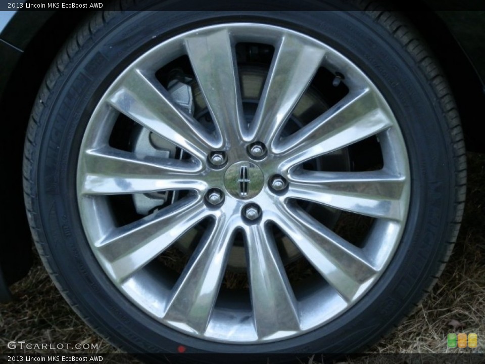 2013 Lincoln MKS EcoBoost AWD Wheel and Tire Photo #73544366