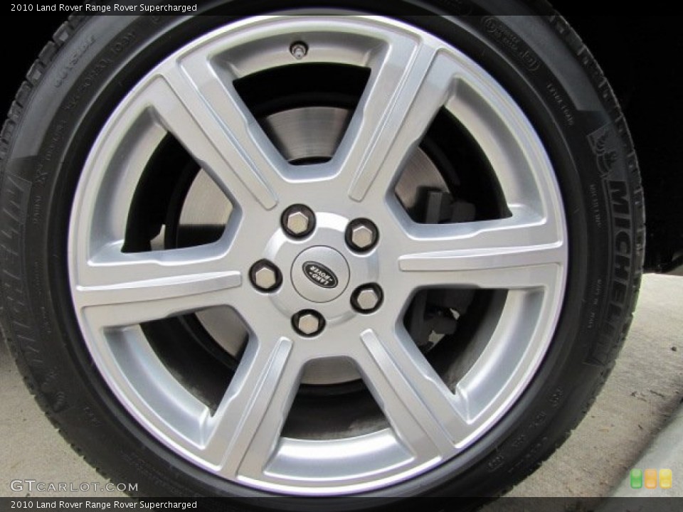 2010 Land Rover Range Rover Supercharged Wheel and Tire Photo #73547093