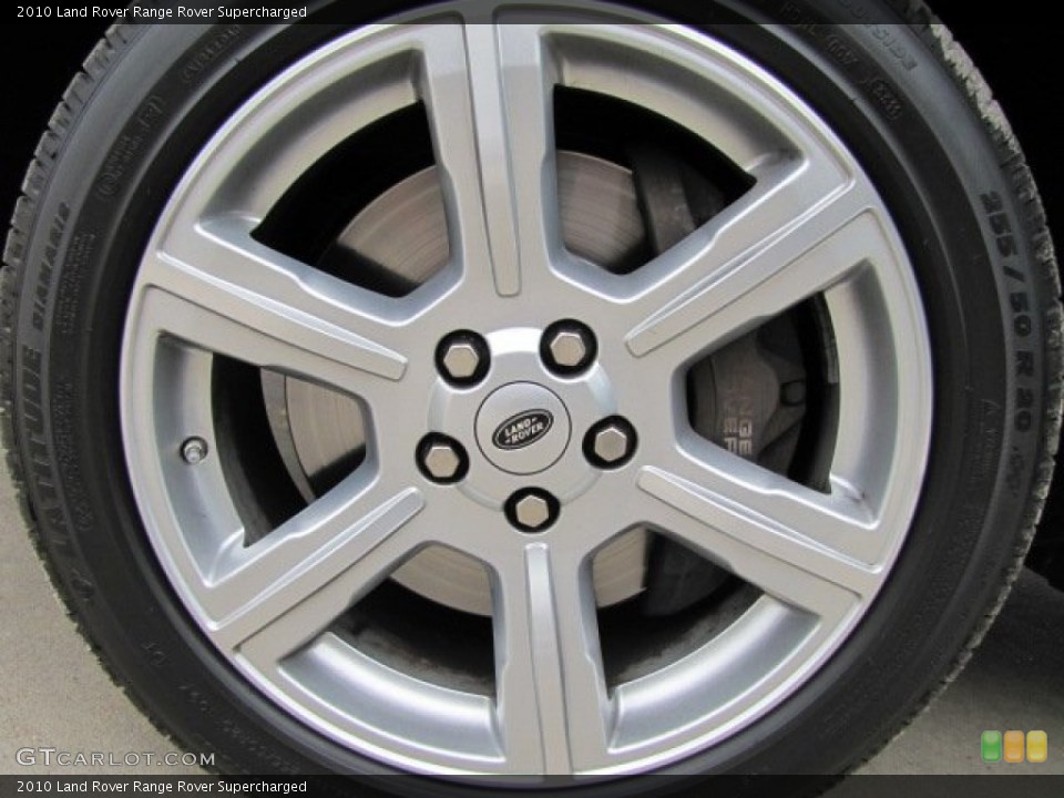 2010 Land Rover Range Rover Supercharged Wheel and Tire Photo #73547105