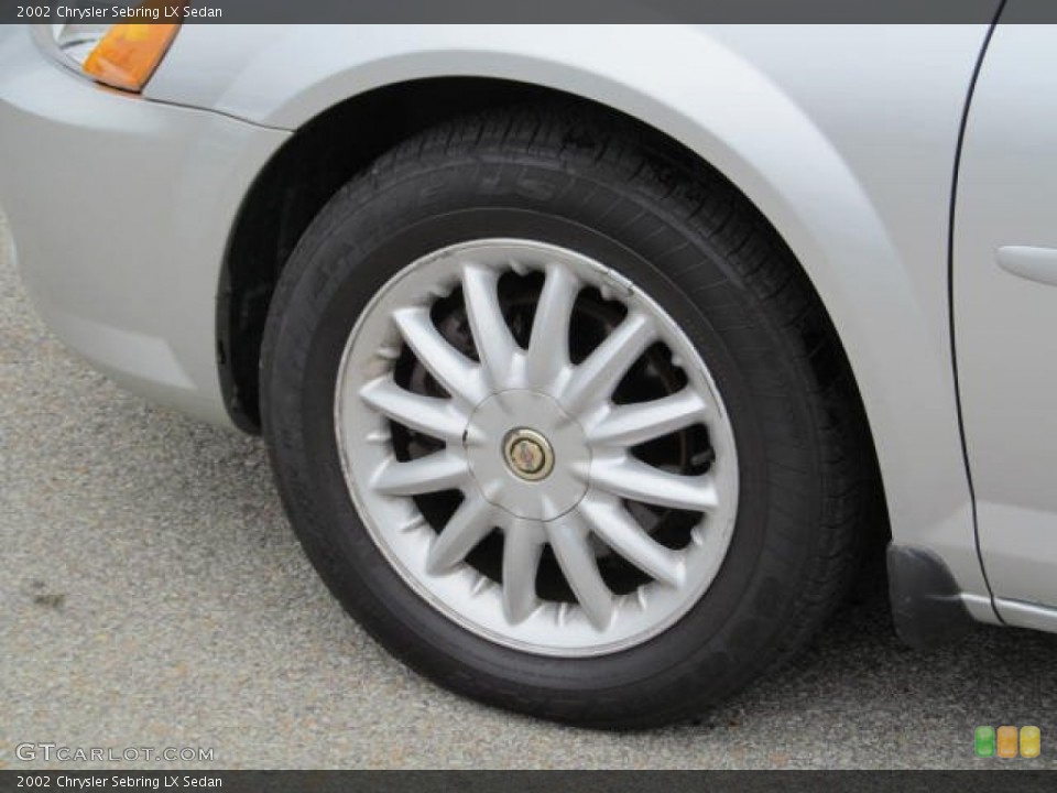 2002 Chrysler Sebring LX Sedan Wheel and Tire Photo #73547901