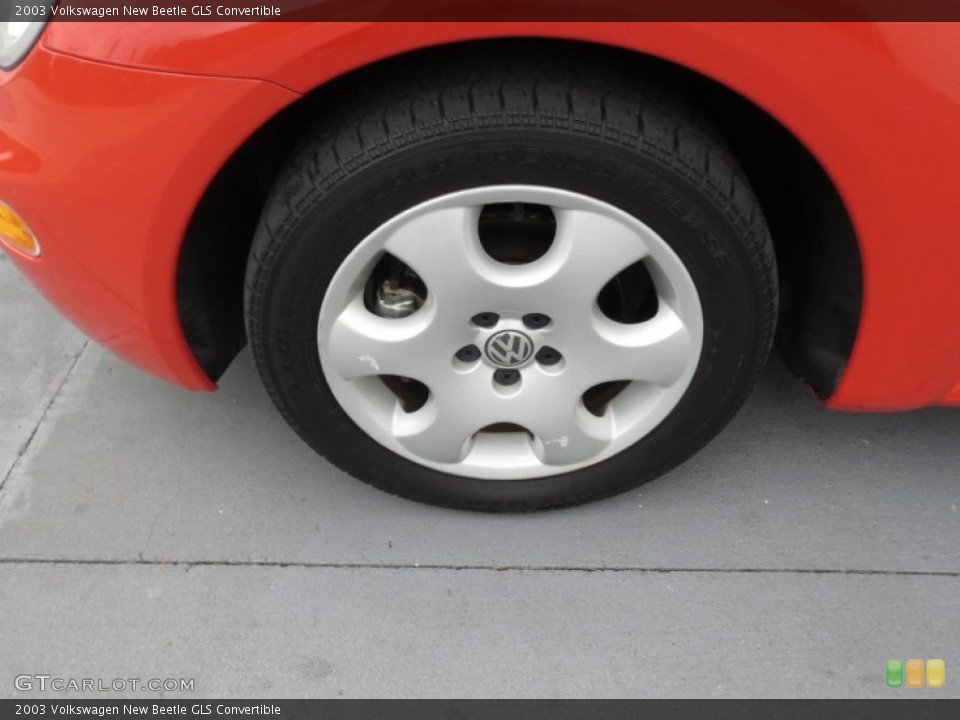 2003 Volkswagen New Beetle GLS Convertible Wheel and Tire Photo #73548281