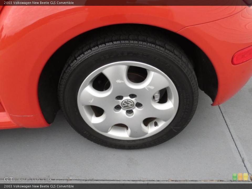 2003 Volkswagen New Beetle GLS Convertible Wheel and Tire Photo #73548302