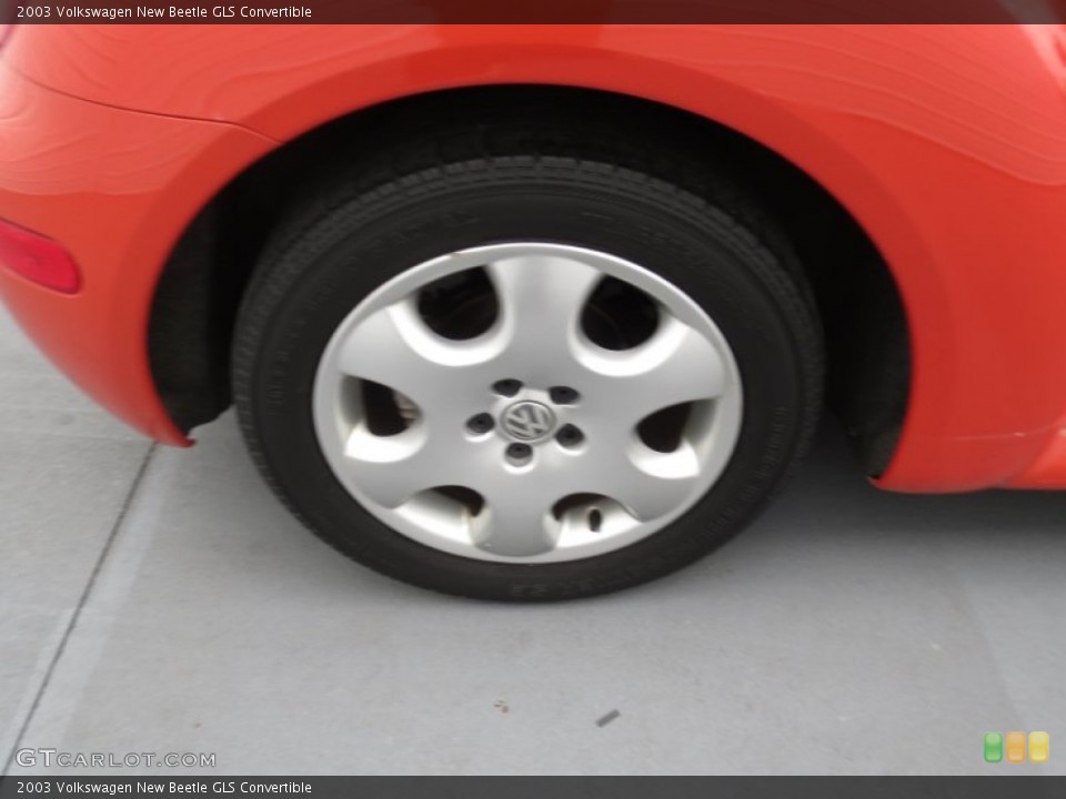 2003 Volkswagen New Beetle GLS Convertible Wheel and Tire Photo #73548323