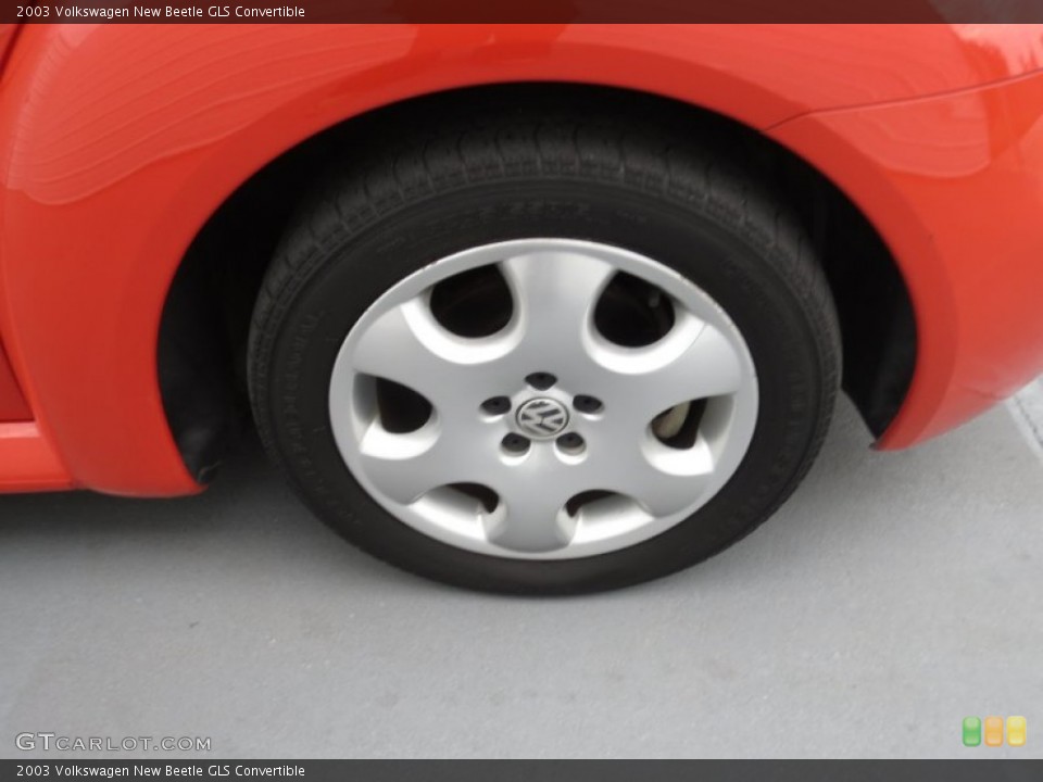 2003 Volkswagen New Beetle GLS Convertible Wheel and Tire Photo #73548340