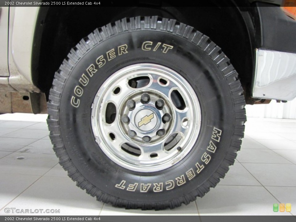 2002 Chevrolet Silverado 2500 LS Extended Cab 4x4 Wheel and Tire Photo #73548527