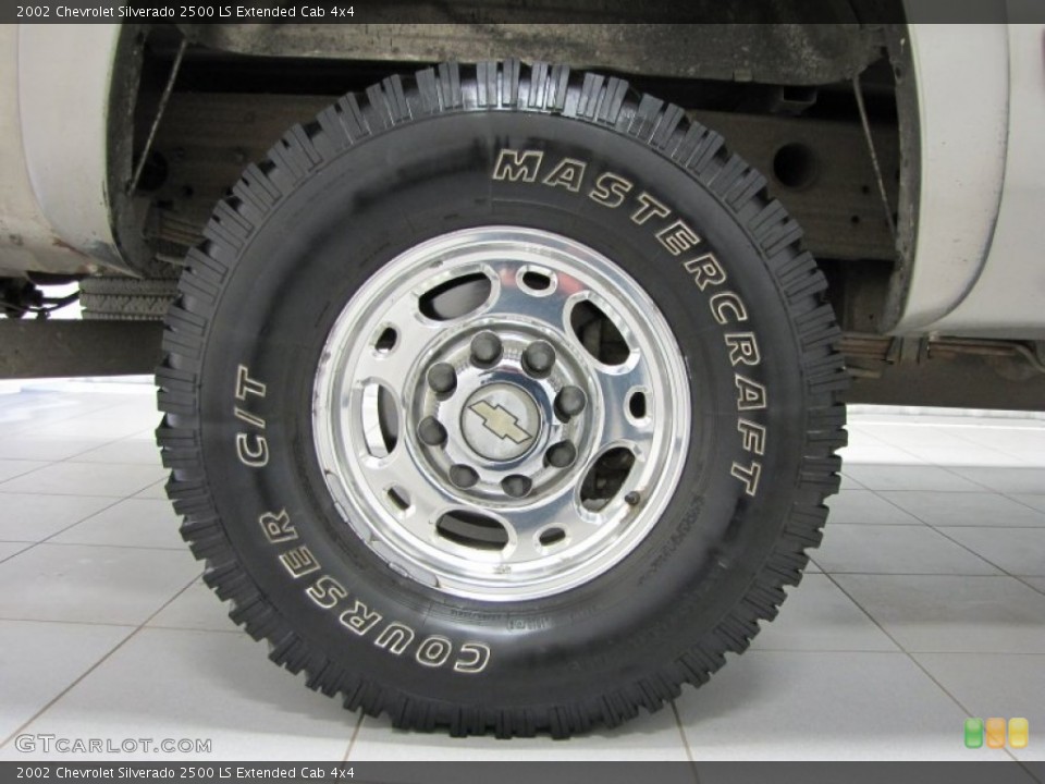 2002 Chevrolet Silverado 2500 LS Extended Cab 4x4 Wheel and Tire Photo #73548548