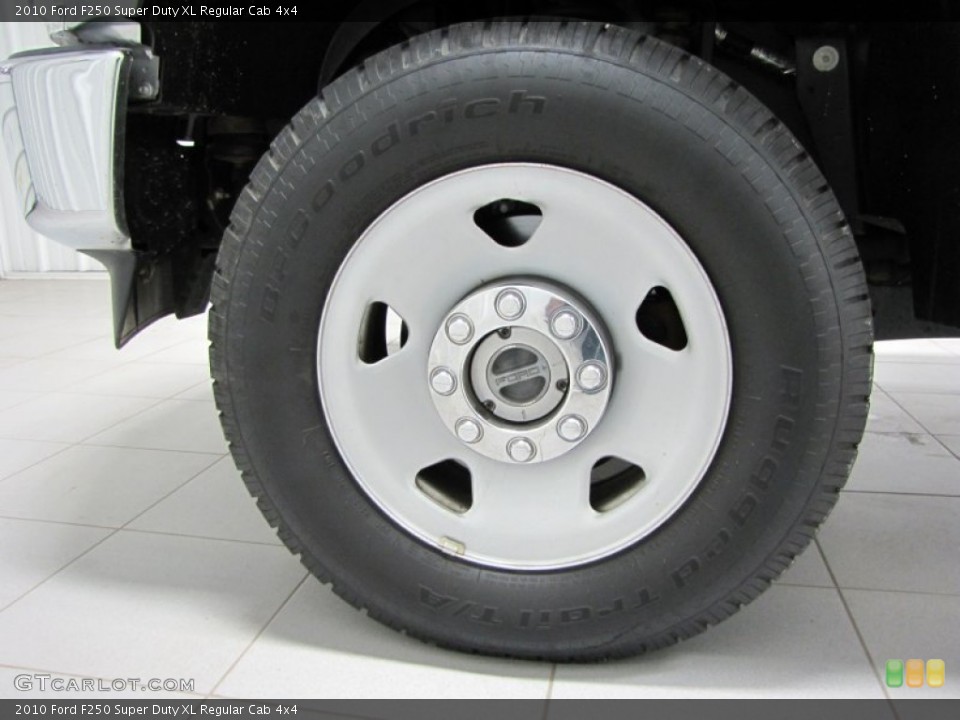 2010 Ford F250 Super Duty XL Regular Cab 4x4 Wheel and Tire Photo #73548876